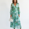 Althea | Long Sleeve Floral Maxi Dress
