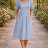 Wanda™ Striped Midi Dress